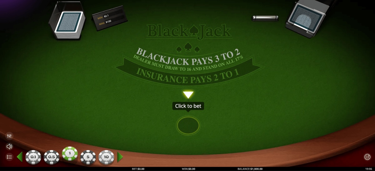 Blackjack online casino games